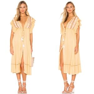 Free People Bali Will Wait For You Midi Dress